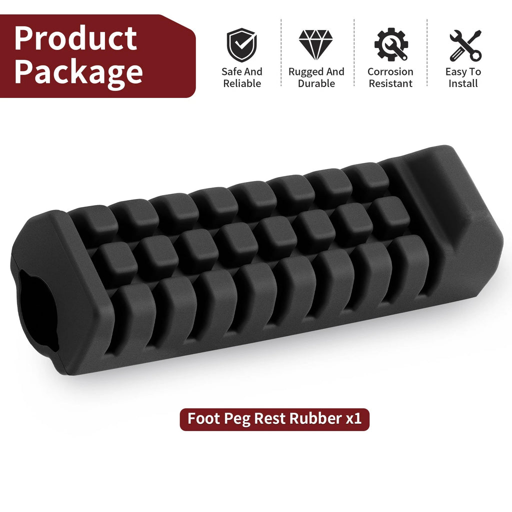 Rubber Foot Peg Rest for Suzuki LT80S LT 80 S (1987–1995) 43551-40B00