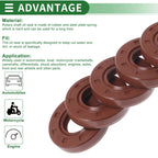 Set of 5 Oil Seal Rotary Shaft Seal FKM Rubber 17x35x7mm