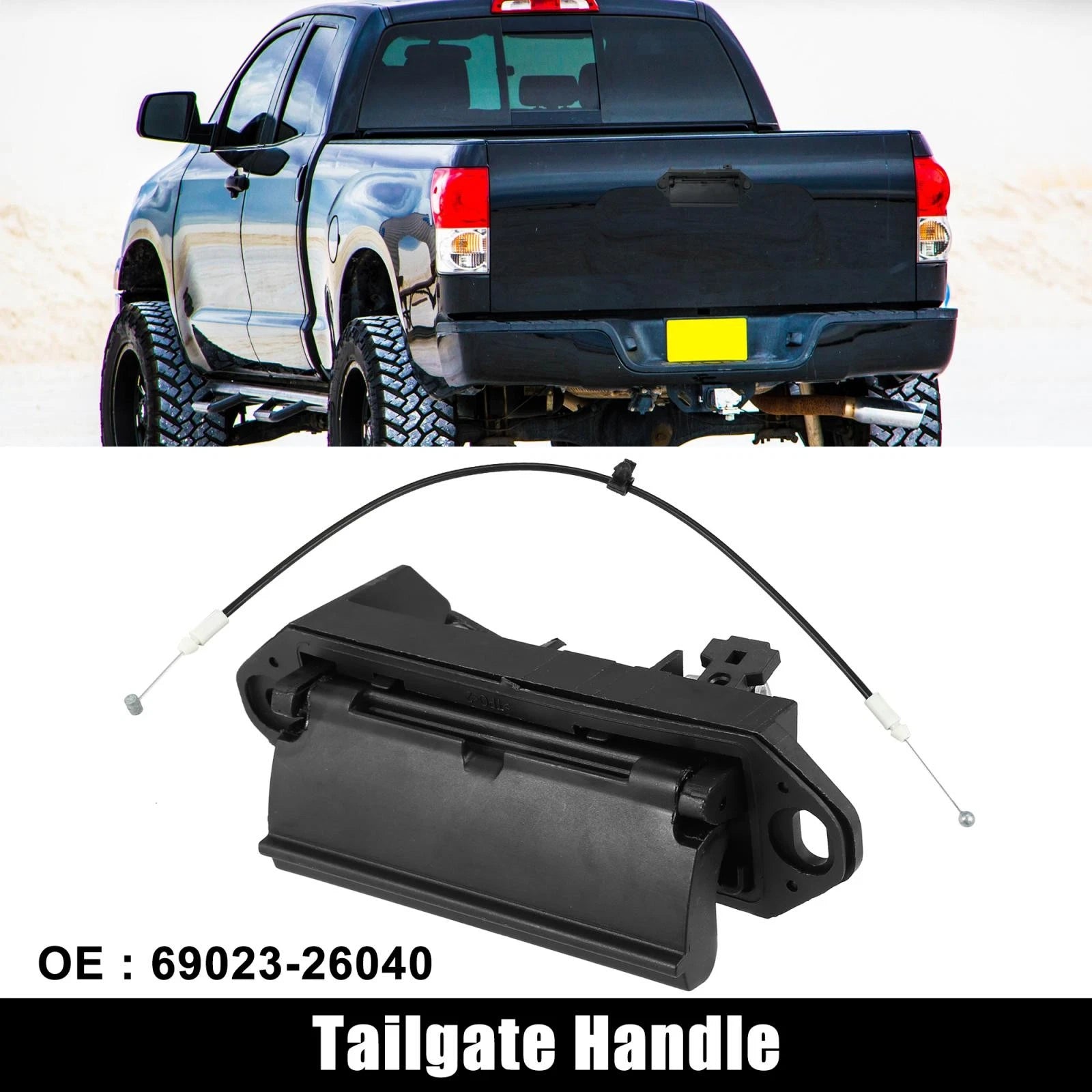Rear Boot Door Tailgate Handle 69023-26040 for Toyota Hiace (2005–2019)