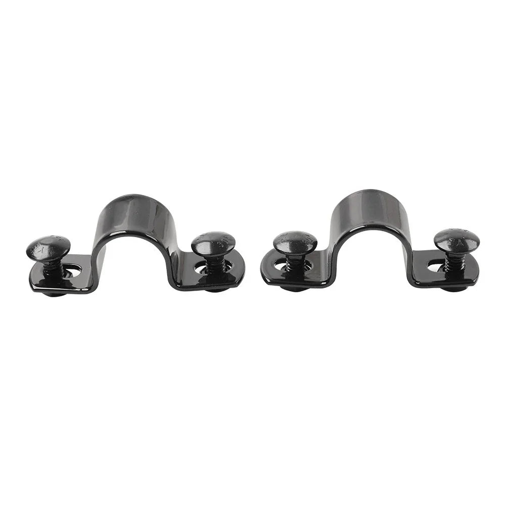 Black Rear Mudguard Mount U-Clamp for Harley Hydra Glide FL (1941-1957)