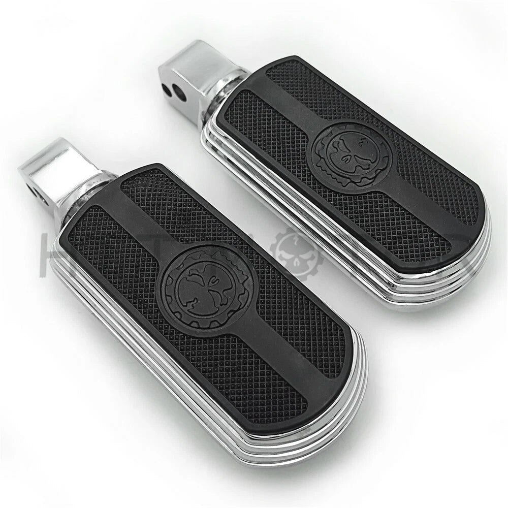 Skull Rubber Footpeg for Harley-Davidson Softail Slim FLSL & Breakout FXBR (2018–2023)
