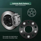 2X 15mm Hub Centric Wheel Spacers 5x4.5 12x1.5 for Honda Accord CR-V (1998–2022)