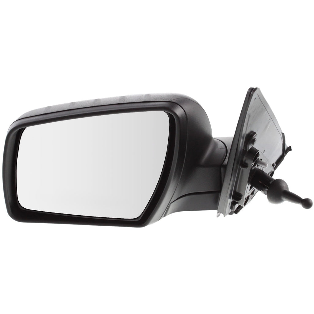 Manual Remote Mirror for Kia Soul (2010–2013) Left Textured Black Folding