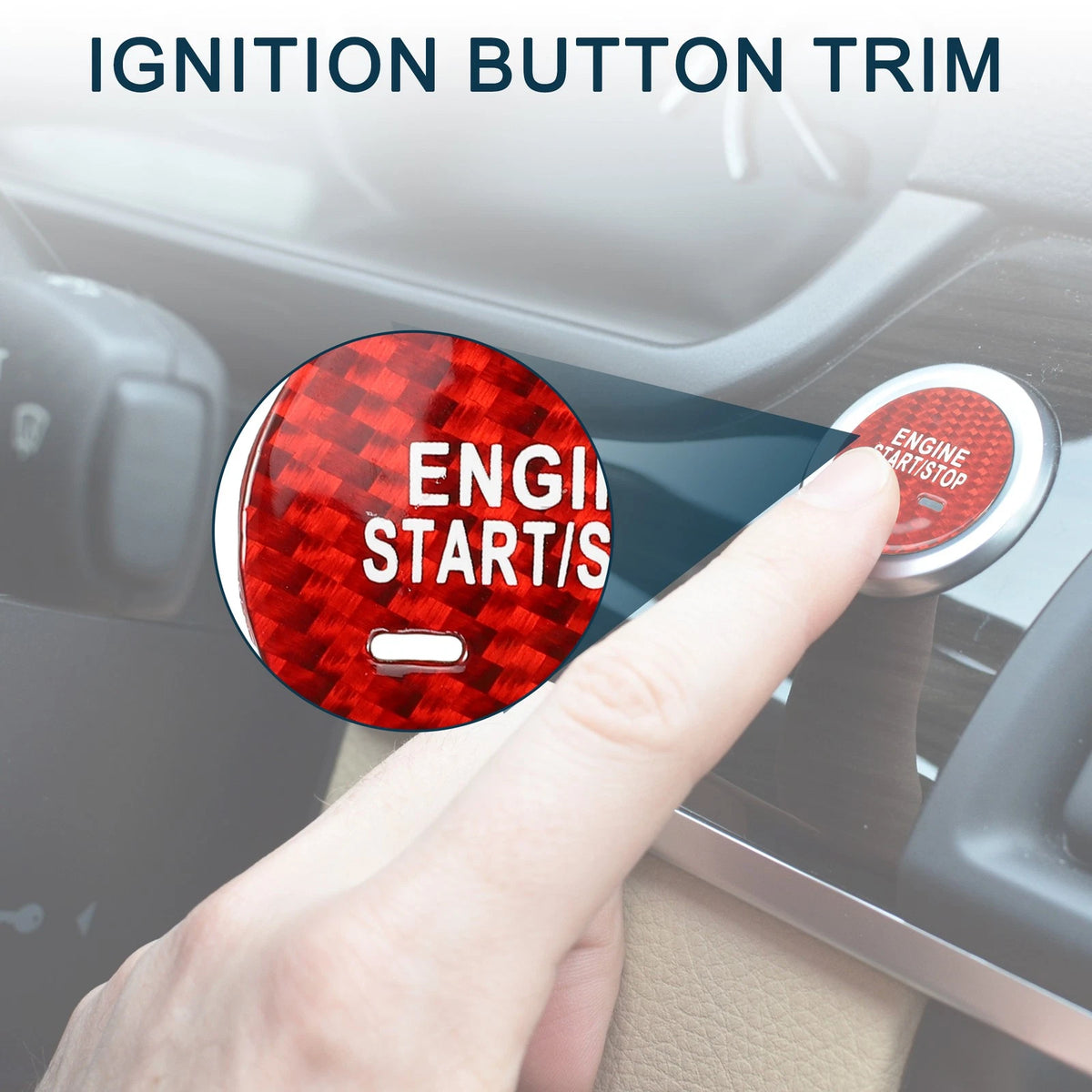 Engine Start Stop Button Cover for Chevrolet 