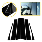 Set of 6 Door Pillar Posts Trim Gloss Black for VW Jetta MK5 (2006–2010)