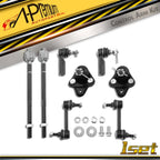Set of 8 Sway Bar Link Tie Rod Ends for Chevy Prizm (1998–2002)