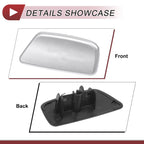 Front Left Washer Nozzle Cover Cap for Subaru Forester (2009–2012) Silver Tone