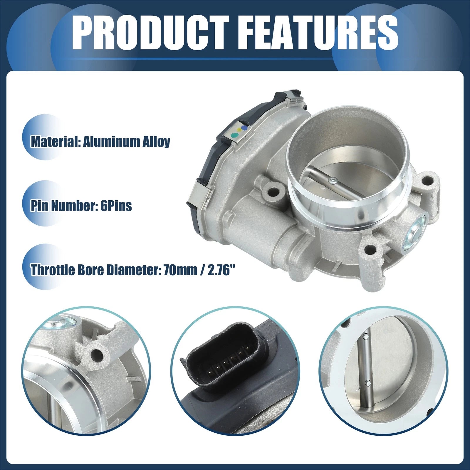 Throttle Body Actuator for Ford Expedition 3.5L V6 (2018–2022) No.HL3Z-9E926-A