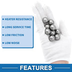 10 Pcs 17.5mm G100 Precision Ball Bearings for Various Applications