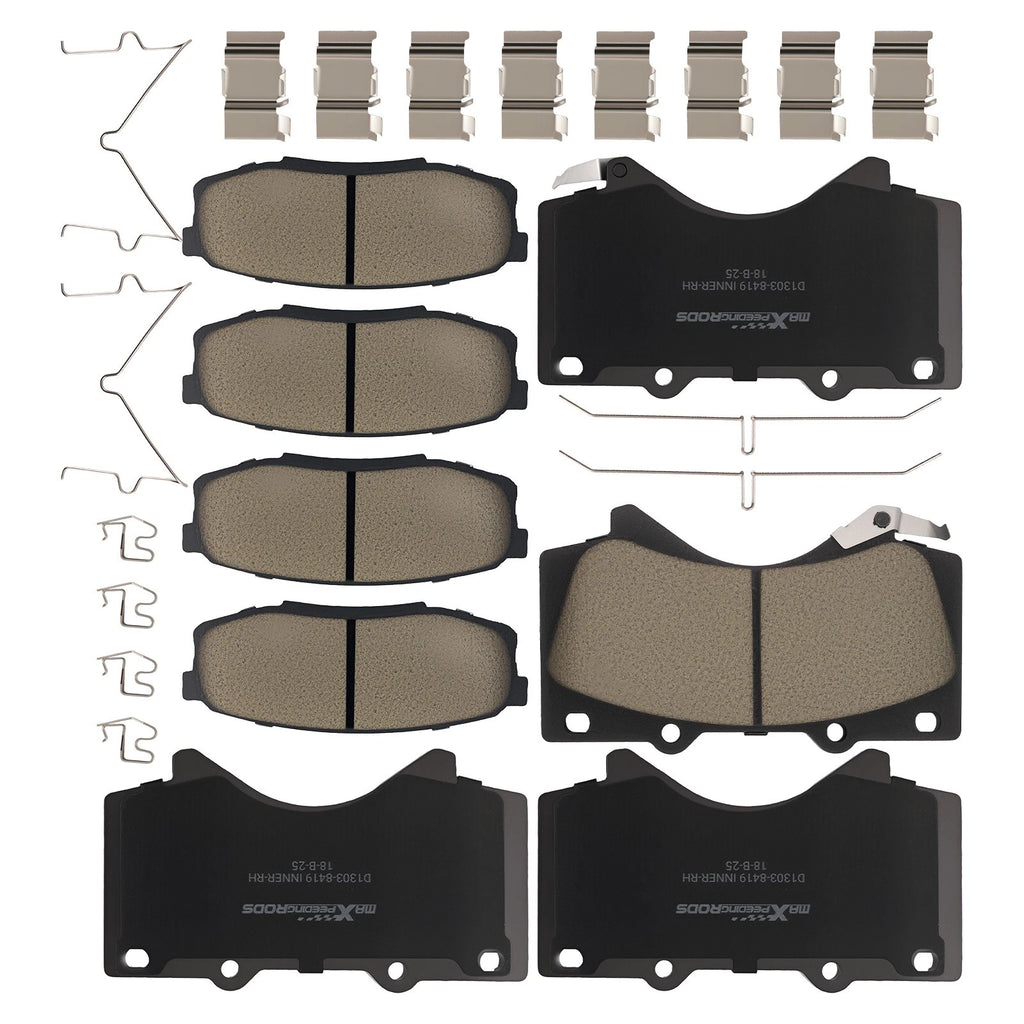 Complete Ceramic Brake Set for Toyota Tundra Sequoia (2008–2021)