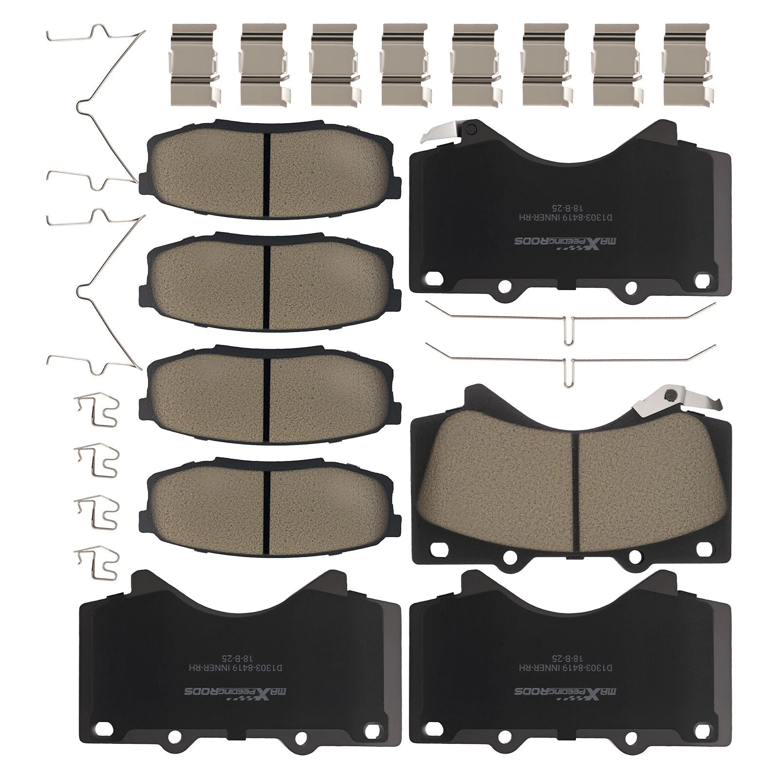 Complete Ceramic Brake Set for Toyota Tundra Sequoia (2008–2021)