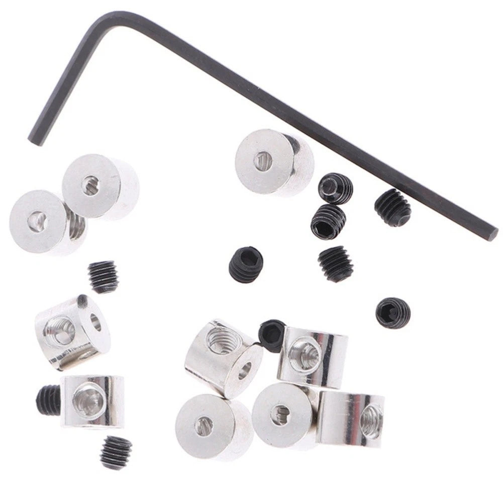 Set of 10 Pin Keeper Locking Backs for Hats Bags Cards