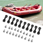 10 Pack Bungee Deck Loops with Eye Hooks for Kayaks