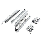 Chrome Fork Lower Leg Deflectors for Harley Touring FLHT (2000-2013)