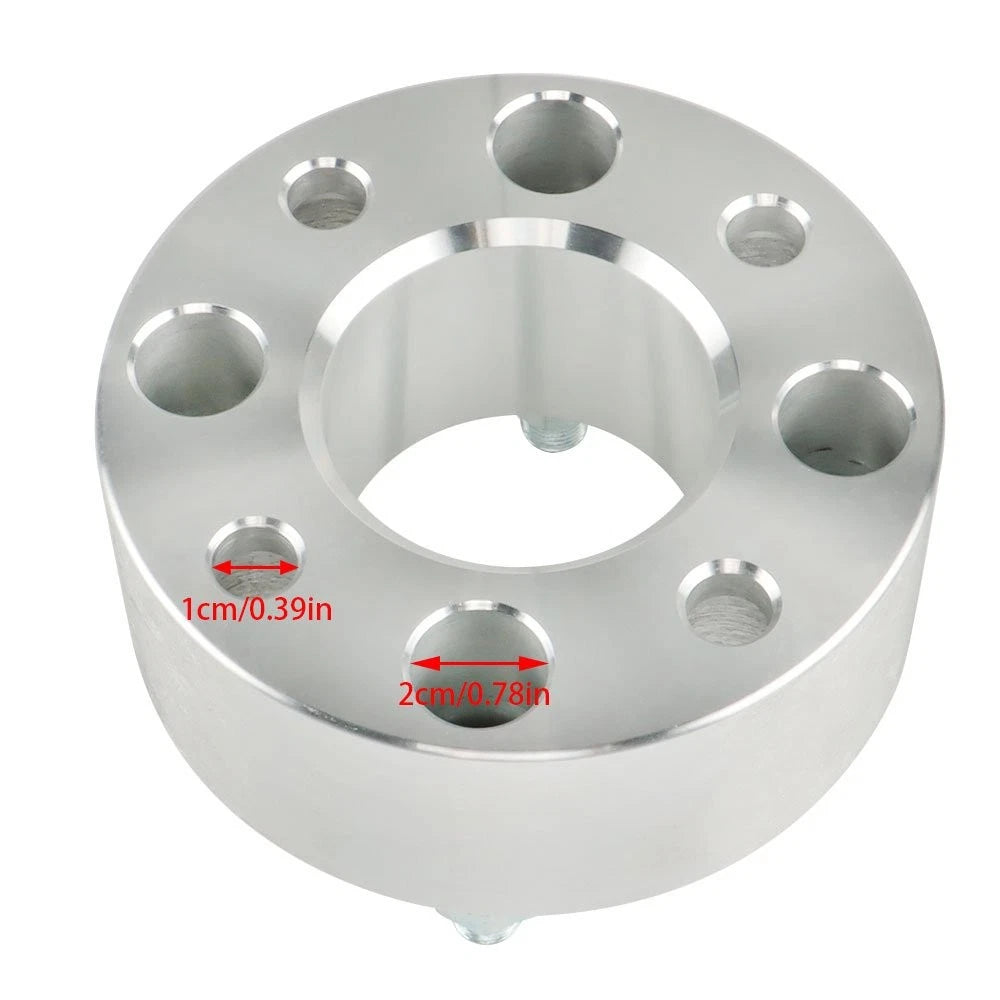 Set of 4 Silver Wheel Spacers for Make Model