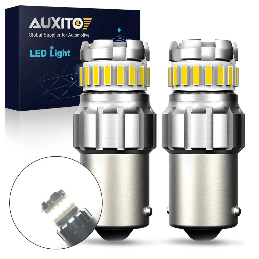 2X 1156 BA15S 7506 LED Turn Signal Indicator Light Bulb for