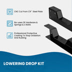 Front 3" Rear 6" Drop Lowering Flip Kit for Chevy Silverado C1500 (1988–1998)