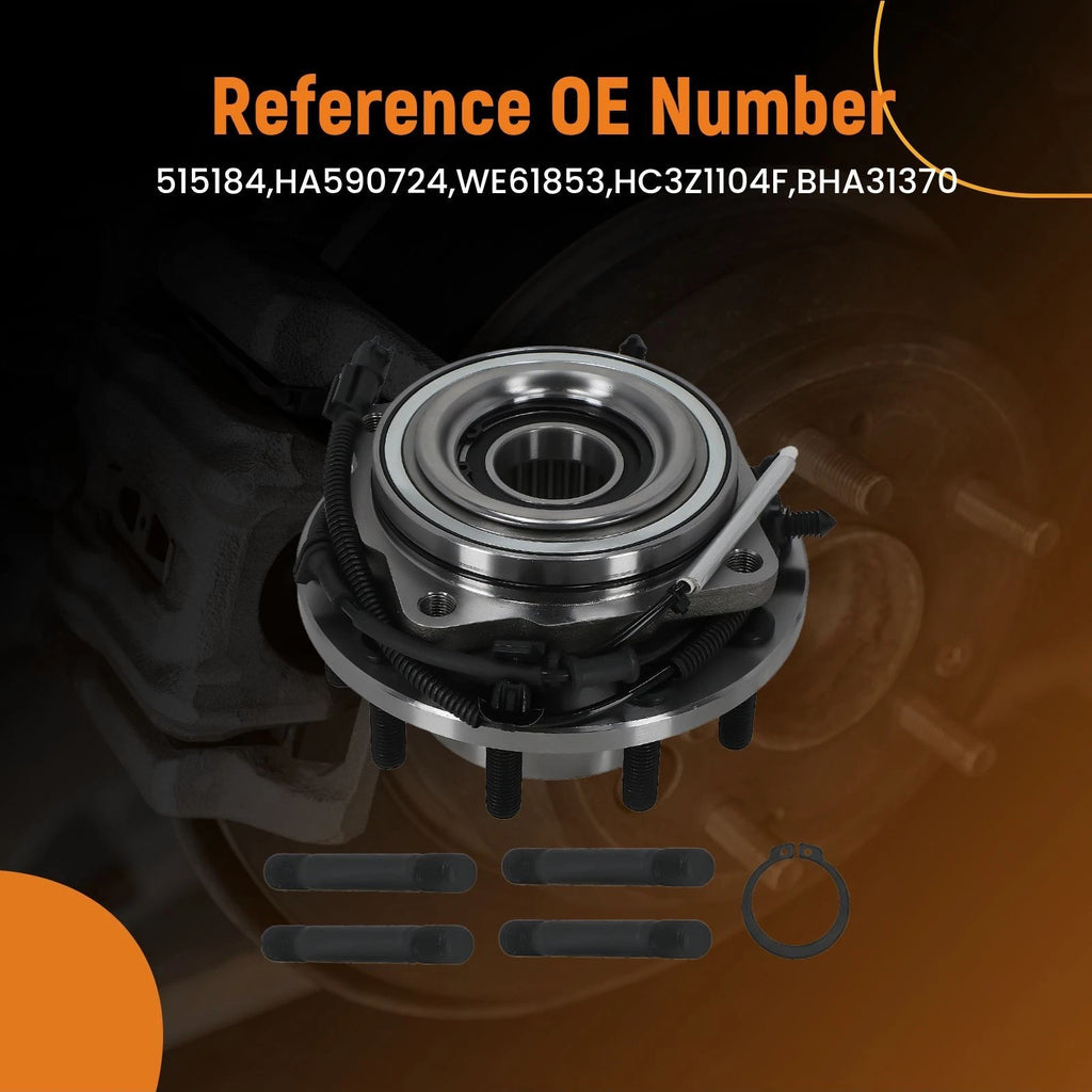 10 Lug Wheel Hub & Bearing for Ford F-450 F-550 Super Duty (2017–2019) HC3Z1104F