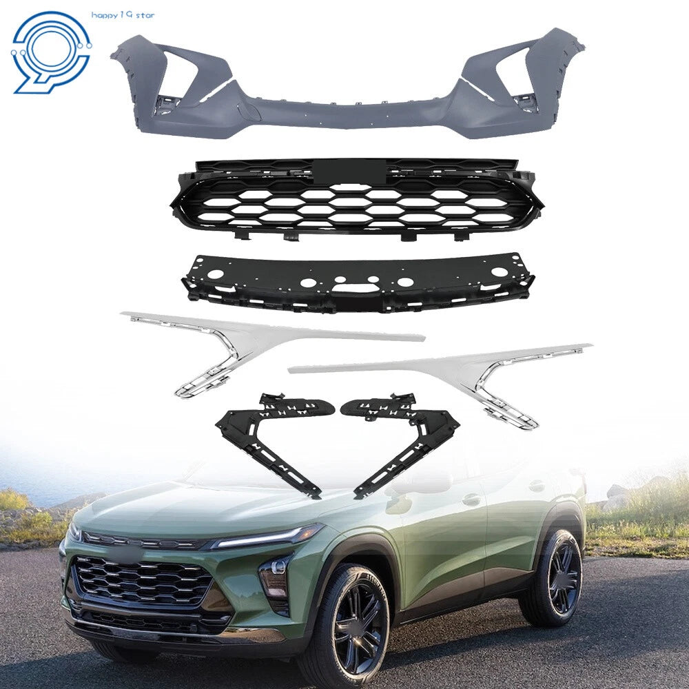 Front Bumper Grill Grille Assembly + Cover for Chevrolet Trax (2024)