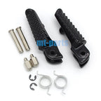 Black Front Footrest Pegs for Honda CBR1000RR Fireblade (2004–2019)