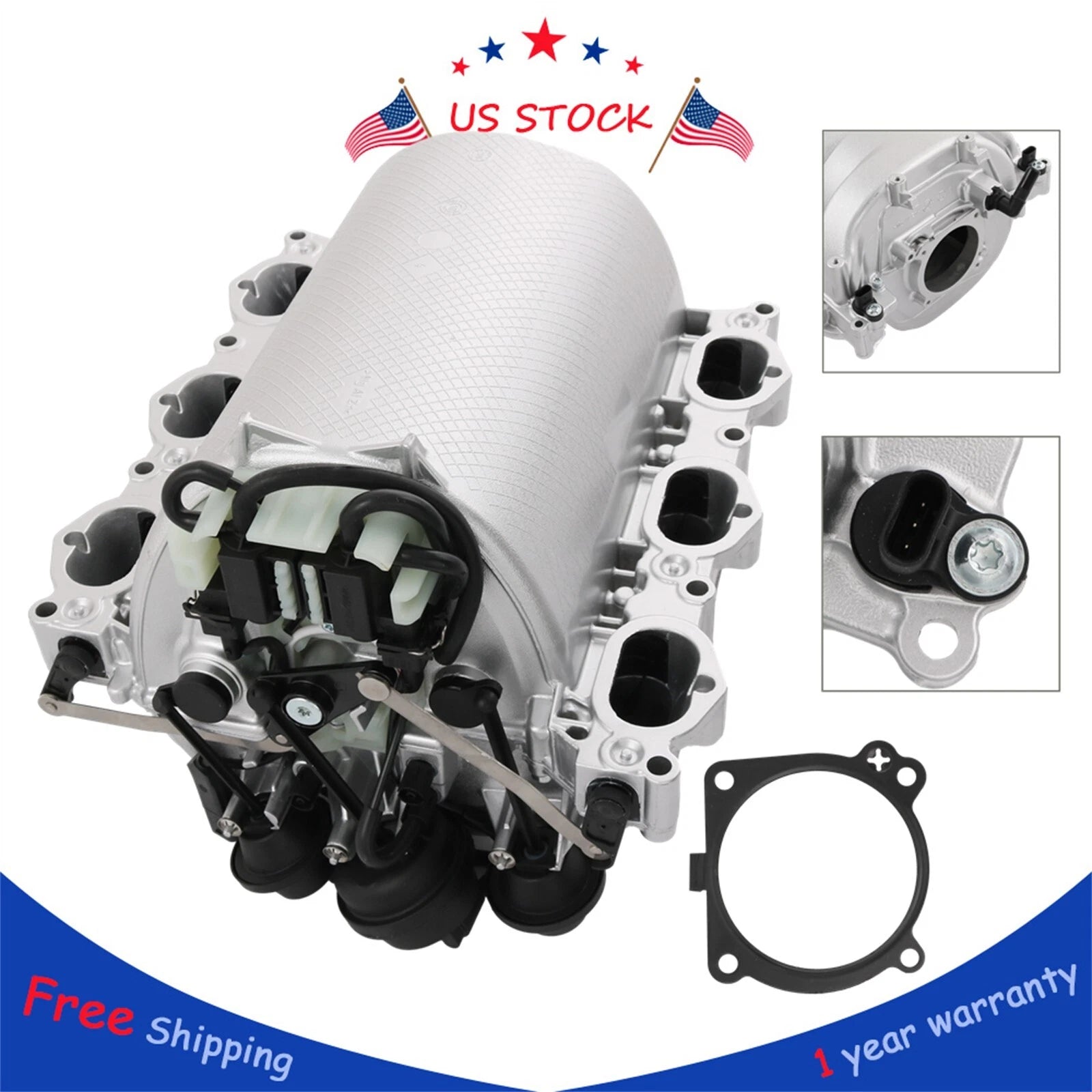 Engine Intake Manifold with Gasket for Mercedes-Benz E350 C230 C280 CLK350 GLK350 (2006–2015)