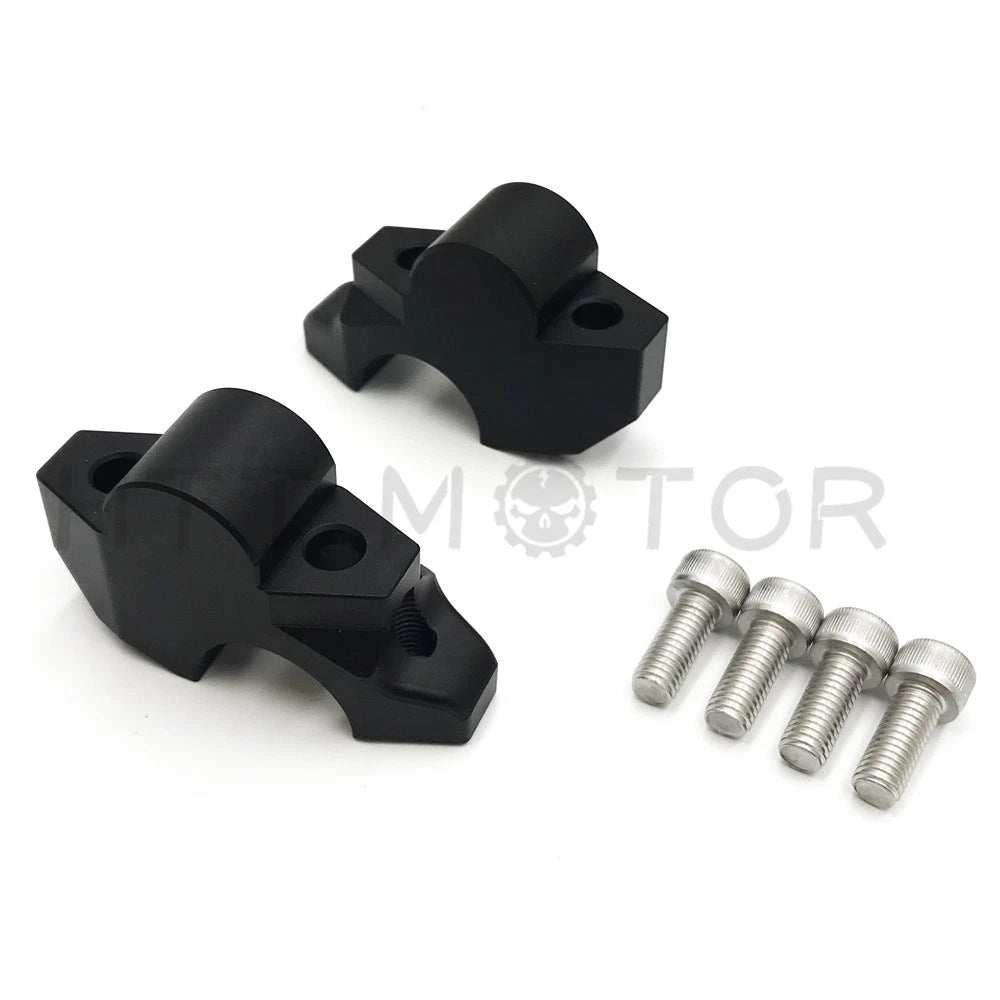 CNC Handlebar Mount Clamps Riser for Honda X-ADV750 (2017–2018) Black