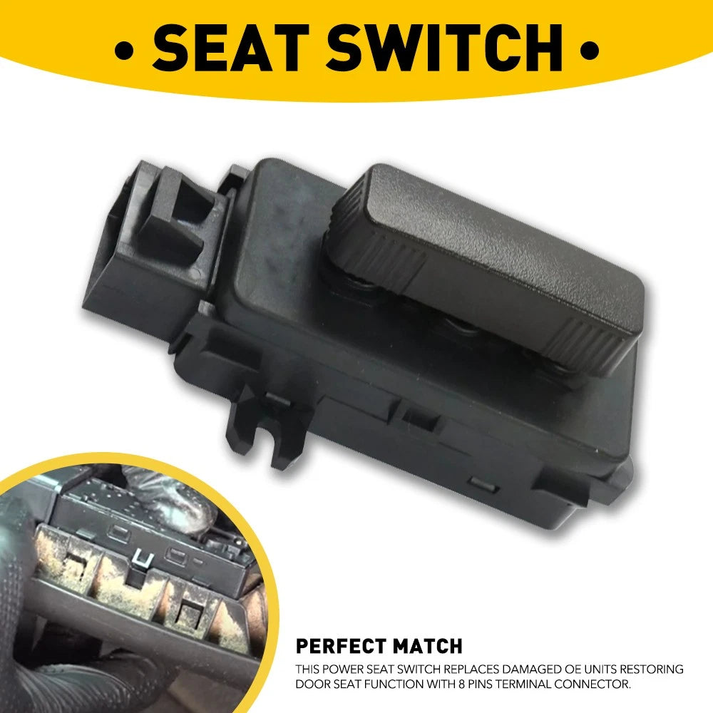 Power Seat Control Switch for GMC Sierra, Yukon, Chevy Silverado, Suburban (2001–2007)