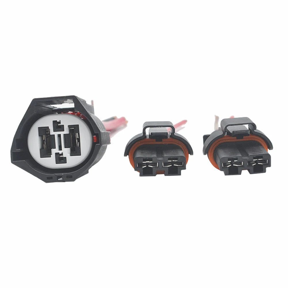 2 Fan Control Module Plug Connectors for Ford Lincoln Land Rover Volvo Jaguar