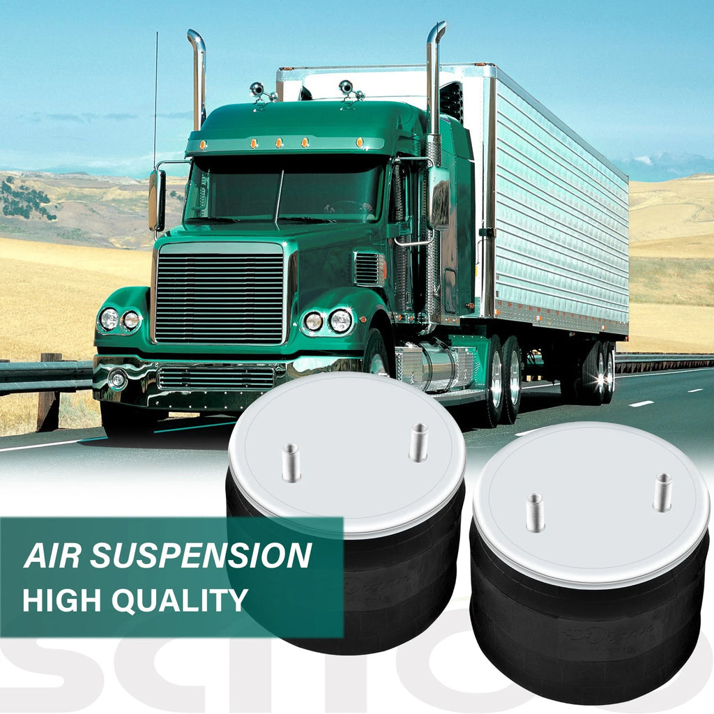 2 Air Suspension Springs for Goodyear (1R13128, 1R13177) Repl Firestone (W01-358-8708)