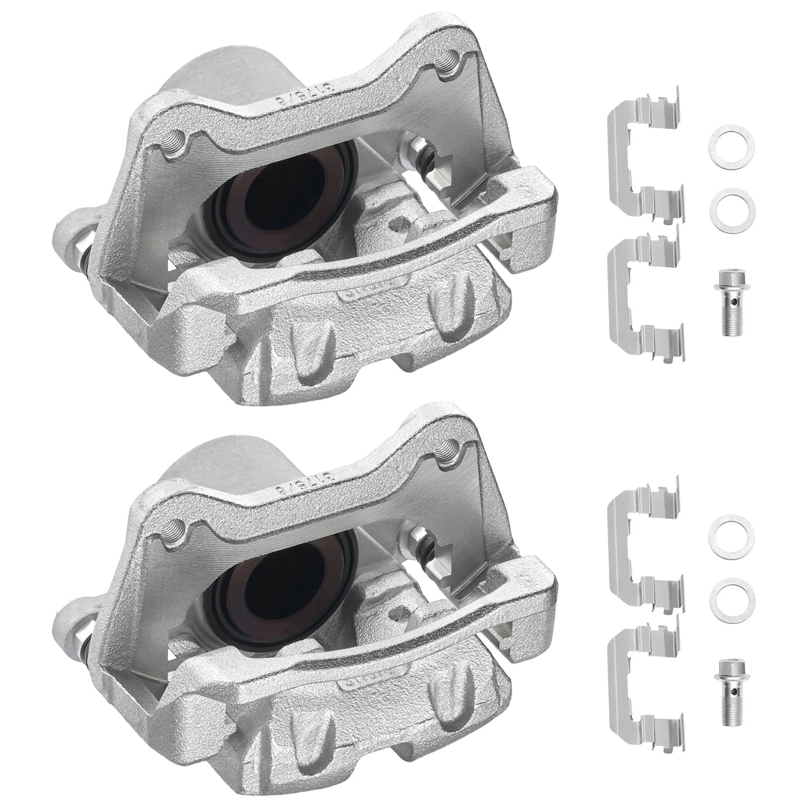 Front Brake Calipers w/Bracket for Hyundai Sonata (2011–2015) Kia Optima (2011–2016)