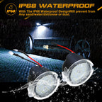 High Power White LED Side Mirror Puddle Lights for Ford F-150 & Edge (2007-2020)
