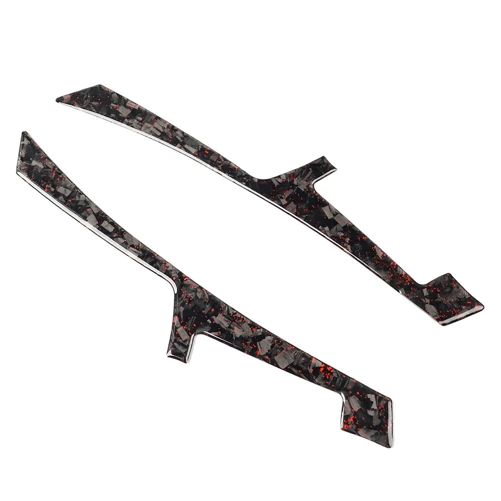 Forged Red Console Panel Trim for Infiniti Q50 Q60 (2014-2019)