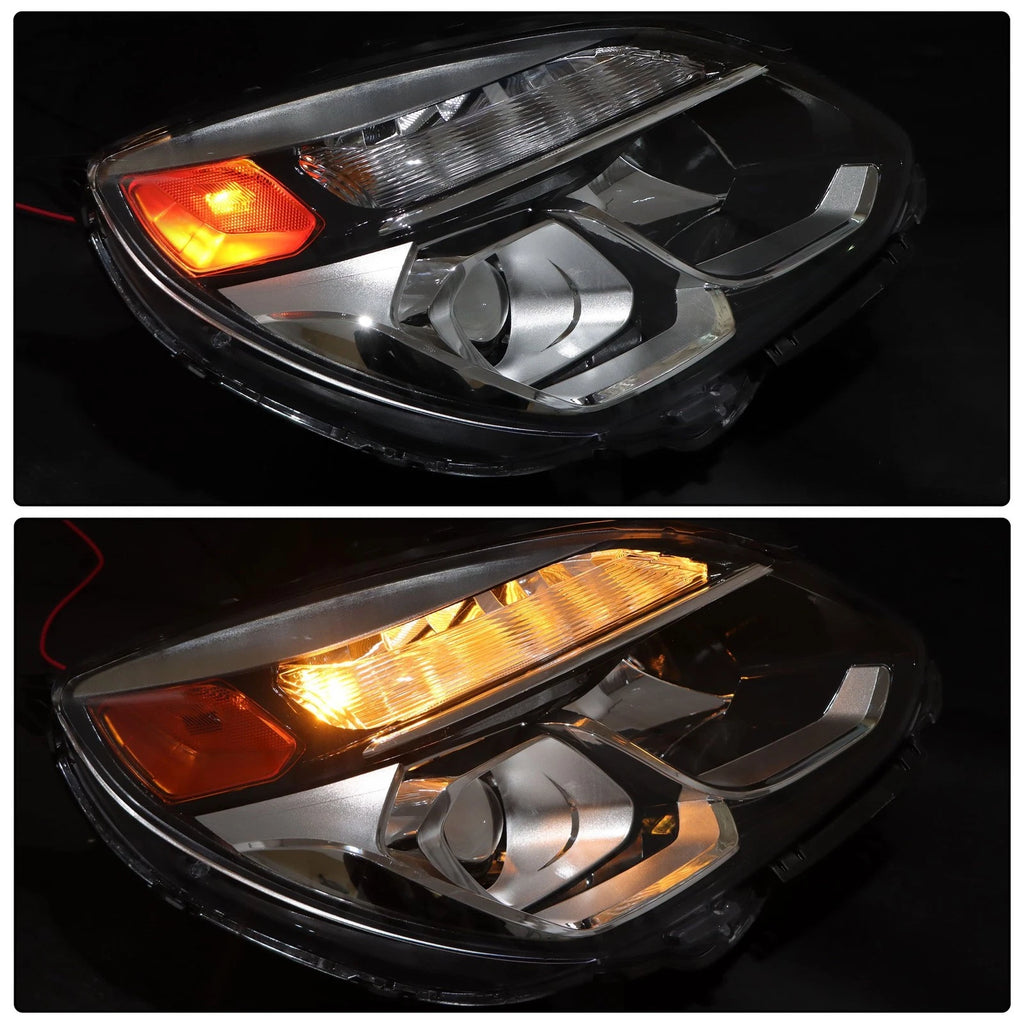 Set of 2 Headlights for Chevy Equinox (2016–2017) Halogen Projector