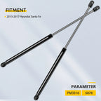 2X Rear Tailgate Lift Support Struts for Hyundai Santa Fe (2013–2014)
