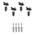 Set of 4 Ignition Coils & NGK Iridium Spark Plugs for Canyon Colorado (2004–2012)