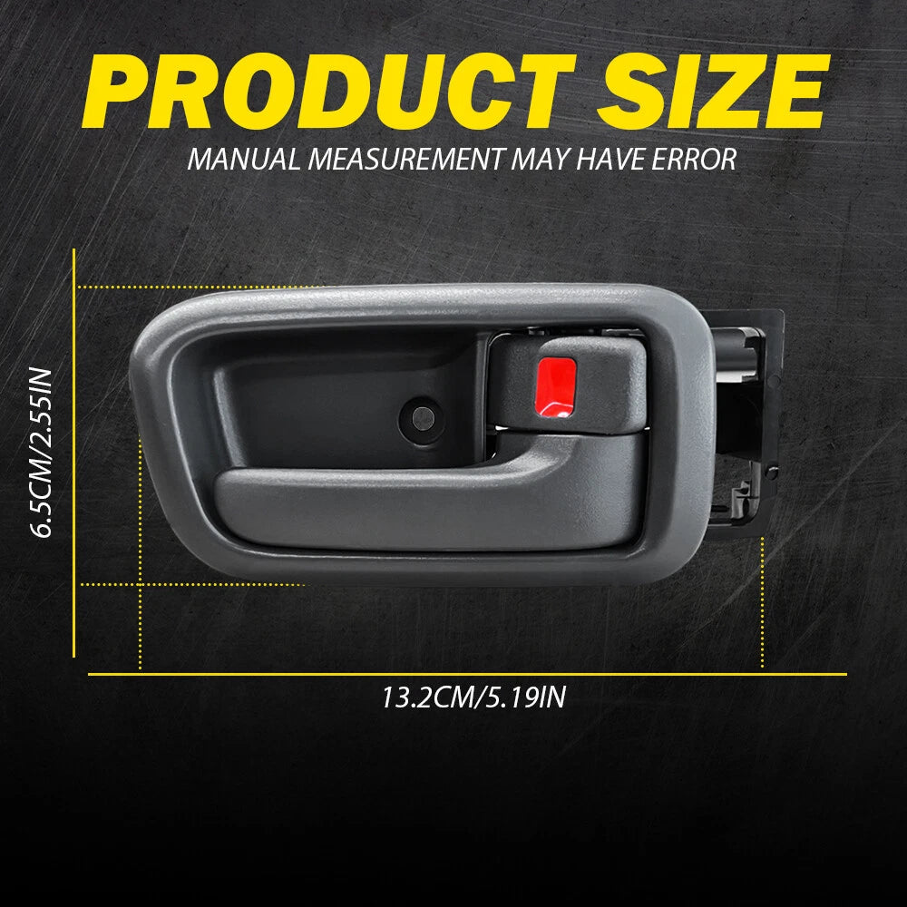 Inside Door Handle Set of 2 for Toyota Tundra (2000–2006) Gray