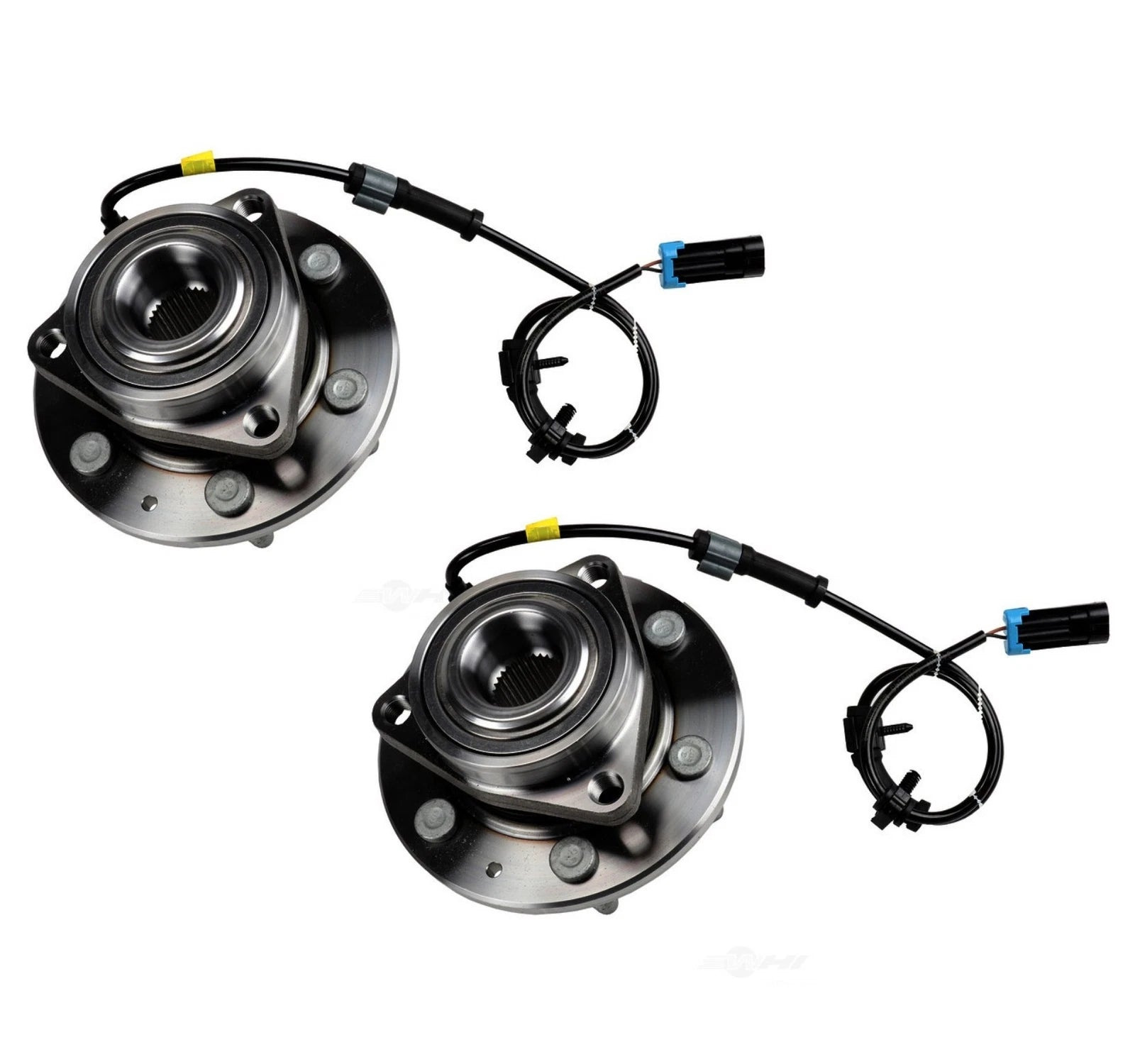 Set of 2 Front Wheel Bearing & Hub Assembly for Chevy GMC Sierra 1500 (2007–2013)