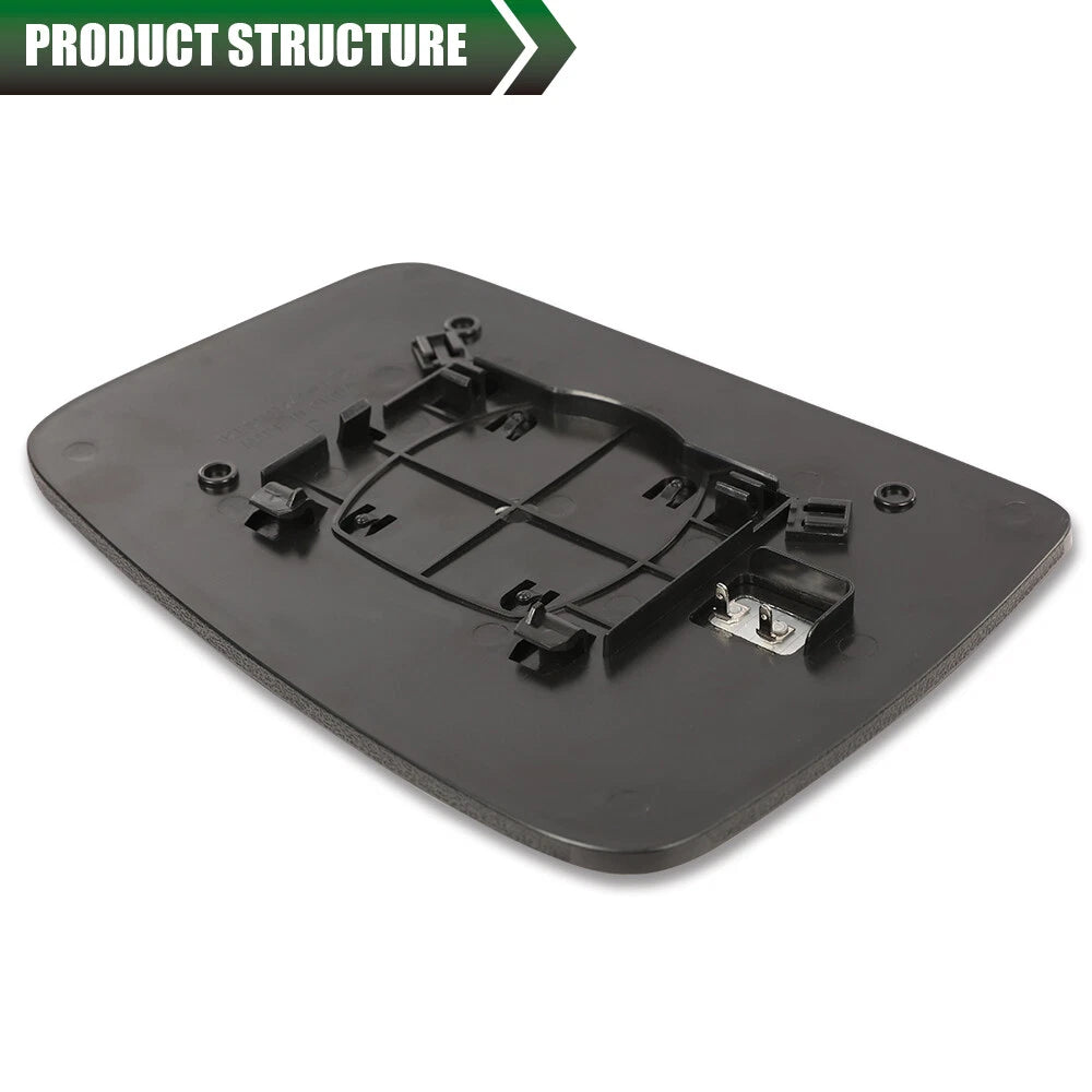 Set of 2 Power Heated Mirror Glass for Dodge Ram 1500 2500