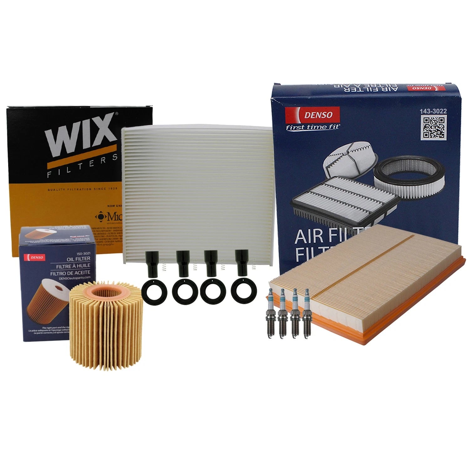 Tune Up Kit with 4 NGK Spark Plugs & Boots for Camry RAV4 ES300h (2015–2023)