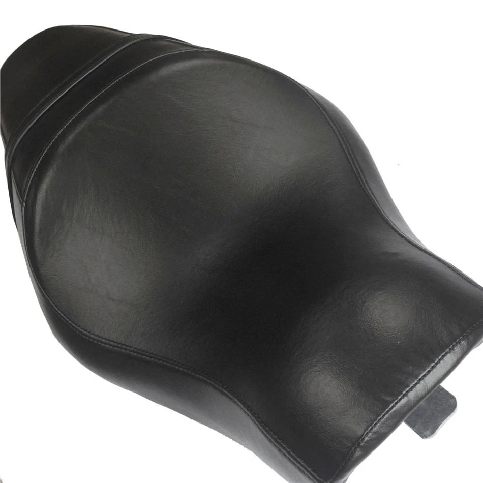 Leather Black Seats for XL883N, 883C, 883L, XL1200N, 1200C, 1200L (2004–2023)
