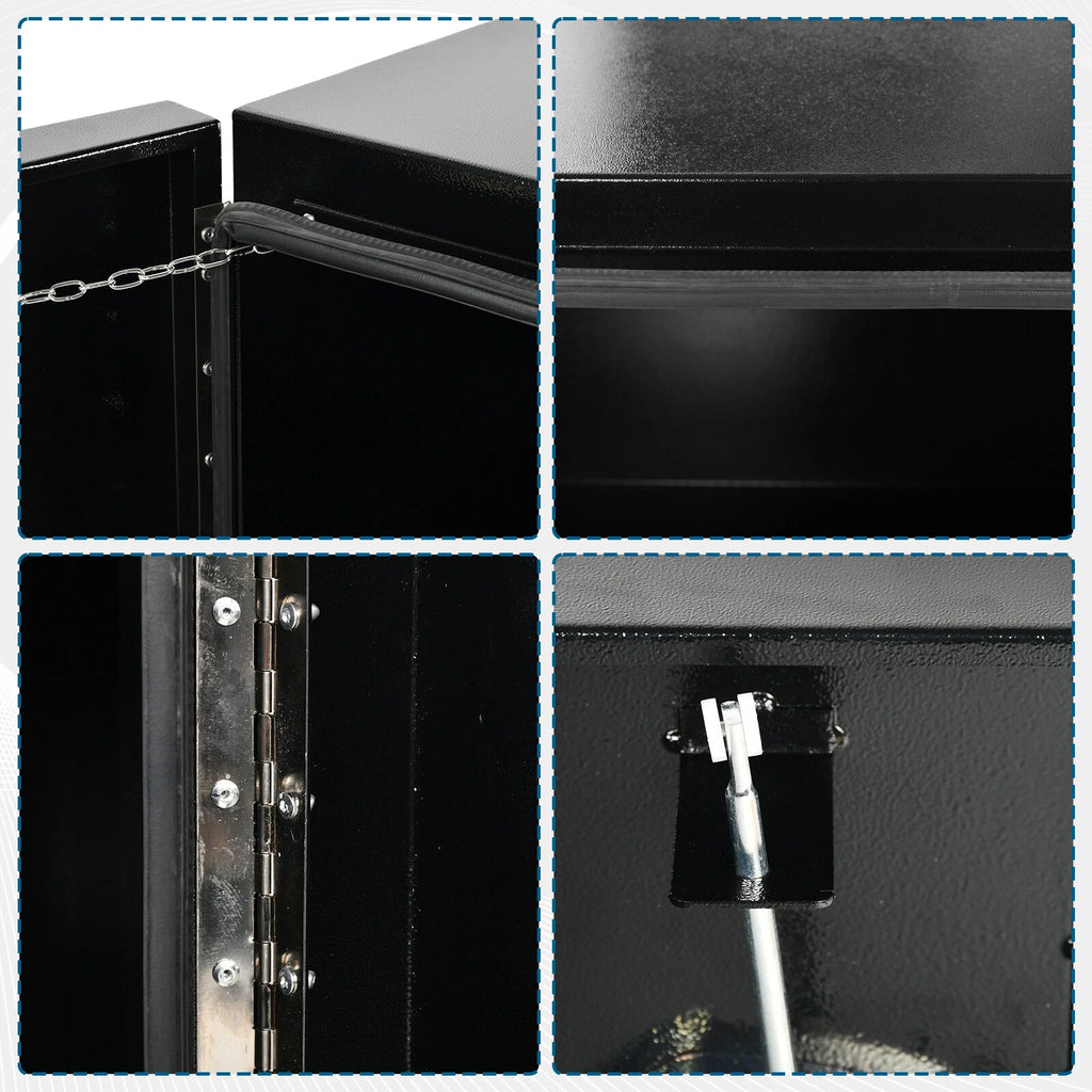 36" x 18" Black Steel Tool Box for Pickup Truck (Fits Most Models)