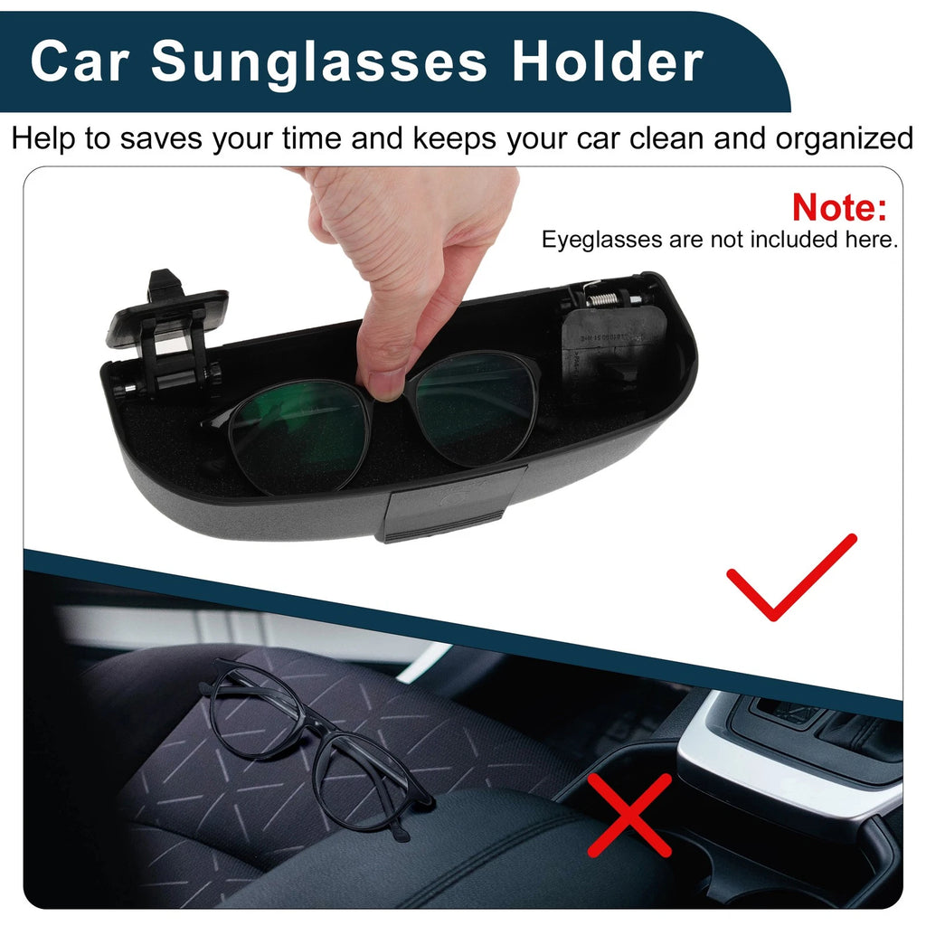 Sunglasses Case for Mercedes-Benz GLA (2015–2023) Eyeglasses Holder Black