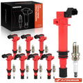 Set of 8 Ignition Coils & Iridium Spark Plugs for Jeep Grand Cherokee 