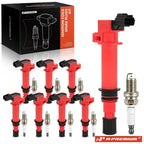 Set of 8 Ignition Coils & Iridium Spark Plugs for Jeep Grand Cherokee 