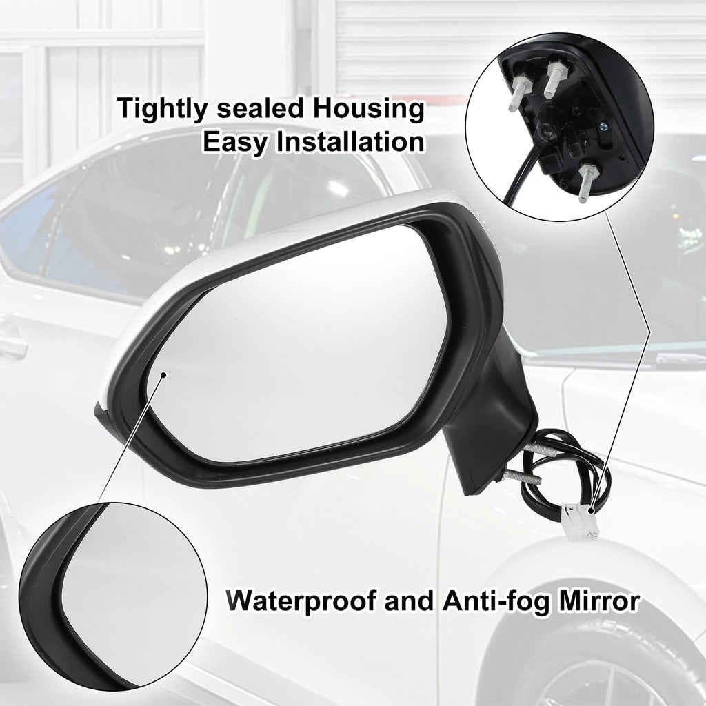 3 Pin Left Side Exterior Door Mirror Assembly for Toyota Corolla (2020–2022)