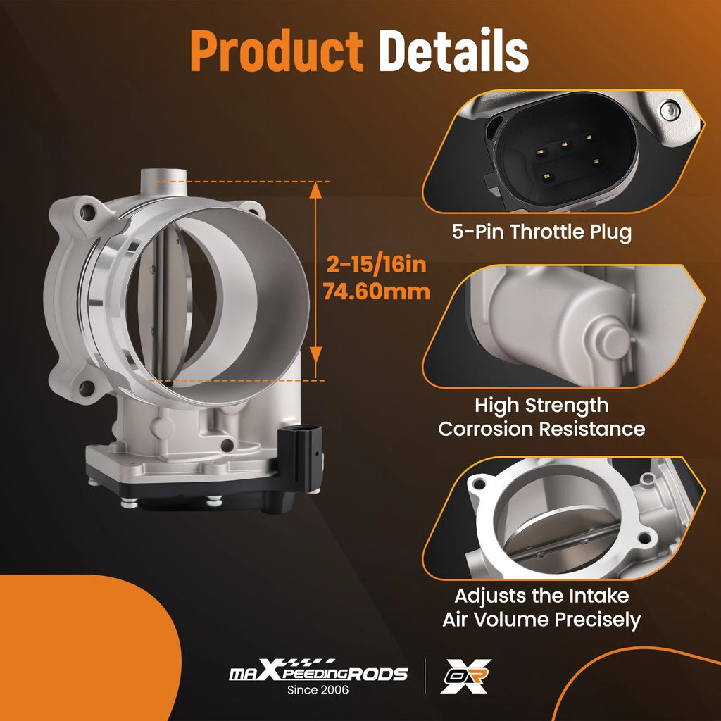 Throttle Body for Ford F-250 F-350 F-650 F-750 (2011–2019) 6.7L