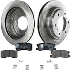 Rear Brake Disc and Pad Kit for Mitsubishi Montero (2001–2006)