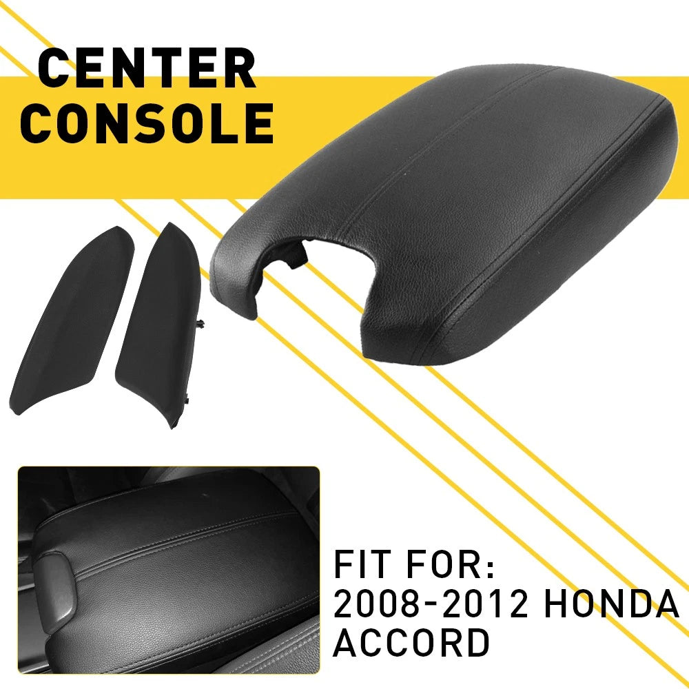 Set of 3 Center Console Cover Front Door Panels for Honda Accord