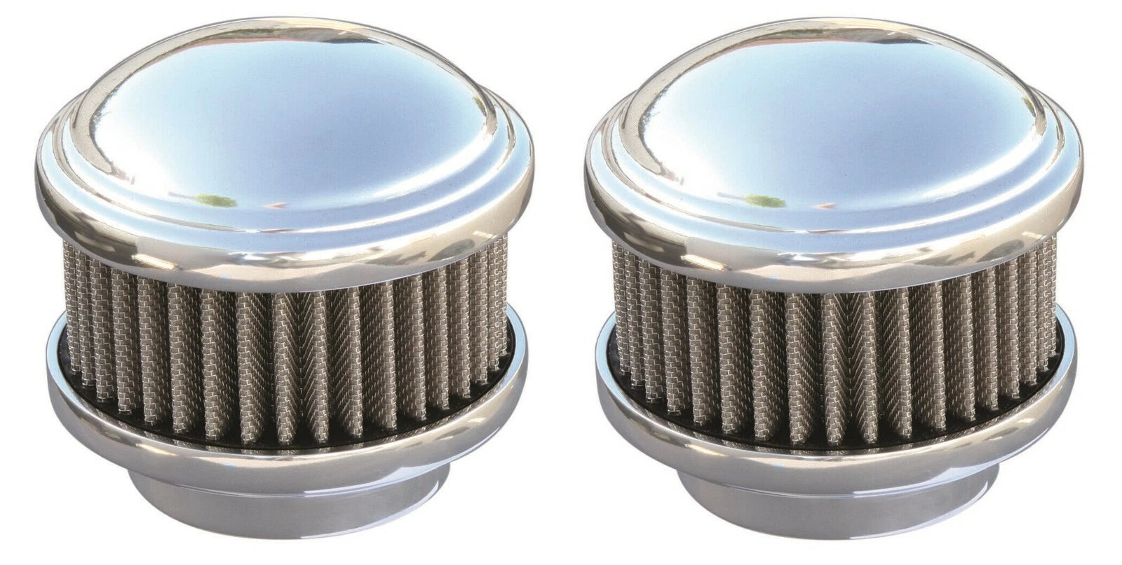 Dome Air Cleaner Kit Polished 2 Barrel for Chevrolet (1969–1970)