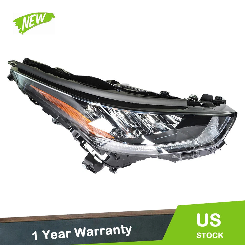 LED Headlight Chrome Housing Right Side for Toyota Highlander (2020–2022)